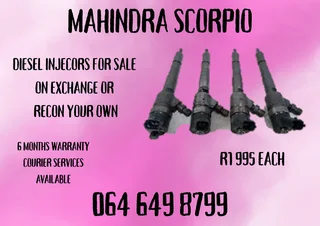Mahindra Scorpio Diesel Injectors With Washers For Sale On Exchange 6 Months Warranty Included