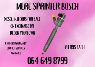 We Can Recon Your Merc Sprinter Bosch Diesel Injectors Washers And Warranty Included