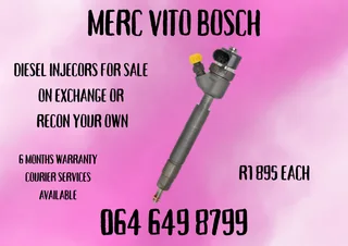 Merc Vito Bosch Diesel Injectors For Sale On Exchange Or Recon Your Own