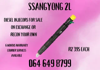 Ssangyong 2l Delphi Diesel Injectors For Sale Or Recon Your Own Copper Washers Included