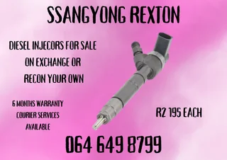 Ssangyong Rexton Diesel Injectors For Sale Copper Washers Included