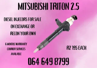 Mitsubishi Triton 2.5 Diesel Injectors For Sale Copper Washers And Warranty Included