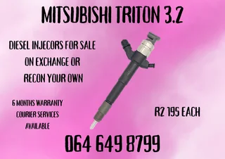 Mitsubishi Triton 3.2 Diesel Injectors With Washers For Sale On Exchange Or Recon Your Own