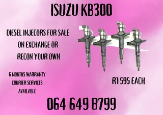 Isuzu Kb300 Diesel Injectors With Washers For Sale Or Recon Your Own Warranty Included