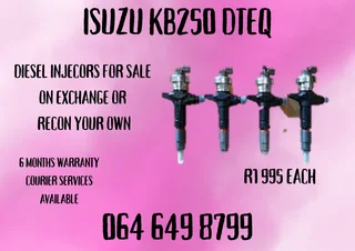 Isuzu Kb250 Dteq Diesel Injectors With Washers For Sale