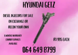Hyundai Getz Diesel Injectors With Washers For Sale 6 Months Warranty Included