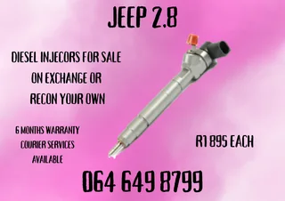 Jeep 2.8 Diesel Injectors For Sale On Exchange Or Recon Your Own Copper Washers Included