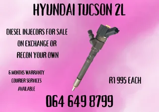Hyundai Tucson 2l Diesel Injectors For Sale On Exchange Washers And Warranty Included