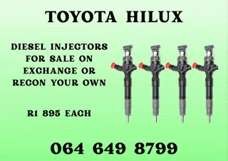 Toyota Hilux Diesel Injectors For Sale On Exchange