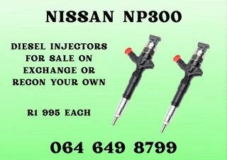 Nissan Np300 Diesel Injectors For Sale On Exchange Washers And Warranty Included