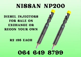 Nissan Np200 Diesel Injectors For Sale Or Recon Your Own