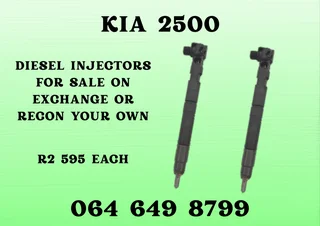 Kia 2500 Diesel Injectors For Sale Copper Washers And Warranty Included