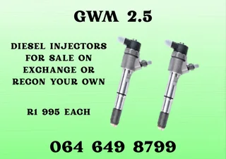 We Can Recon Your  Gwm 2.5 Diesel Injectors Copper Washers Included