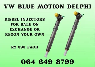 Vw Blue Motion Delphi Diesel Injectors For Sale On Exchange Or Recon Your Own Washers Included