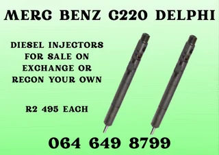 Merc Benz C220 Delphi Diesel Injectors For Sale On Exchange Copper Washers Included
