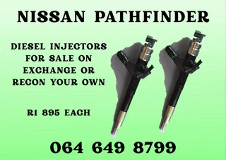 Nissan Pathfinder Diesel Injectors For Sale Or Recon Your Own Washers And Warranty Included