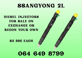 Ssangyong 2l Diesel Injectors For Sale Copper Washers Included
