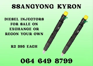 Ssangyong Kyron Diesel Injectors For Sale Copper Washers And Warranty Included