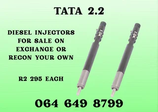 Tata 2.2 Diesel Injectors With Washers For Sale On Exchange Or Recon Your Own Warranty Included