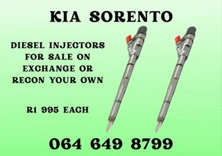 We Can Recon Your Kia Sorento Diesel Injectors