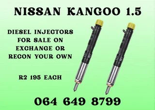 Nissan Kangoo 1.5 Diesel Injectors For Sale On Exchange Or Recon Your Own Washers Included