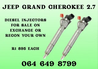Jeep Grand Cherokee 2.7 Diesel Injectors For Sale On Exchange Copper Washers Included