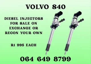 Volvo S40 Diesel Injectors For Sale On Exchange 6 Months Warranty Included