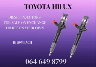 Toyota Hilux Diesel Injectors Of Sale On Exchange