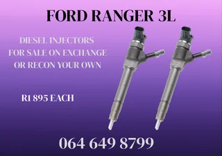 Ford Ranger 3l Diesel Injectors For Sale Copper Washers Inlcuded