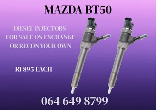Mazda Bt50 Diesel Injectors For Sale 6 Months Warranty Included