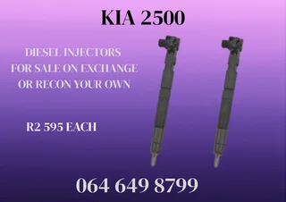 Kia 2500 Diesel Injectors For Sale Copper Washers And 6 Months Warranty Included