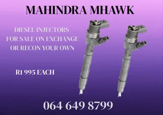 Mahindra Mhawk Diesel Injectors With Washers For Sale Or Recon Your Own