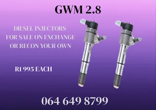 We Can Recon Your Gwm 2.8 Diesel Injectors Copper Washers Included