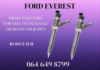 We Can Recon Your Ford Everest Diesel Injectors 6 Months Warranty Included