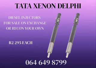 Tata Xenon Delphi Diesel Injectors For Sale On Exchange Or Recon Your Own Washers And Warranty Incl