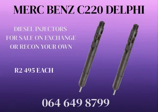 Merc Benz C220 Delphi Diesel Injectors For Sale On Exchange Copper Washers Included