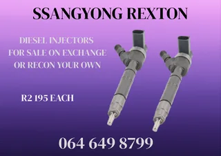 Ssangyong Rexton Diesel Injectors For Sale Copper Washers And Warranty Included
