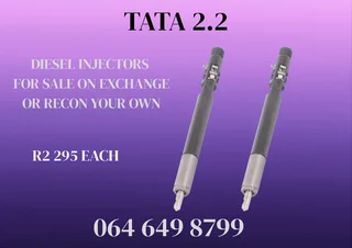 Tata 2.2 Diesel Injectors With Washers For Sale On Exchange Or Recon Your Own