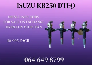 Isuzu Kb250 Dteq Diesel Injectors For Sale On Exchange Or Recon Your Own