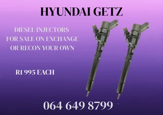 Hyundai Getz Diesel Injectors For Sale On Exchange Or Recon Your Own Warranty And Washers Included