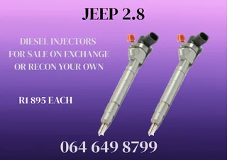 Jeep 2.8 Diesel Injectors For Sale Or Recon Your Own