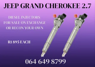 Jeep Grand Cherokee 2.7 Diesel Injectors For Sale Or Recon Your Own Copper Washers Included