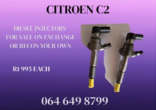 Citroen C2 Diesel Injectors For Sale Or Recon Your Own Washers And Warranty Included