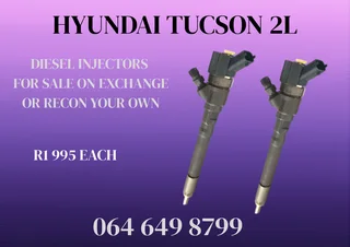 Hyundai Tucson 2l Diesel Injectors For Sale Copper Washers Included