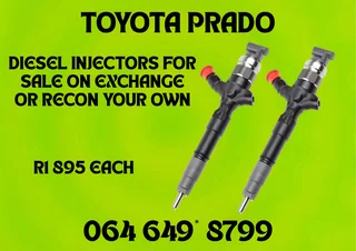 Toyota Prado Diesel Injectors For Sale On Exchange Copper Washers Included