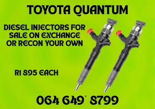 Toyota Quantum Diesel Injectors For Sale On Exchange 6 Months Warranty Included