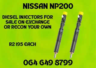 Nissan Np200 Diesel Injectors For Sale Or Recon Your Own