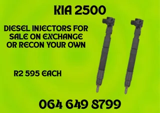 Kia 2500 Diesel Injectors For Sale 6 Months Warranty Included
