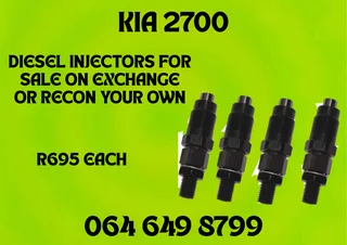 Kia 2700 Diesel Injectors For Sale Copper Washers And Warranty Included