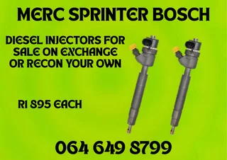 We Can Recon Your Merc Sprinter Bosch Diesel Injectors Washers And Warranty Included